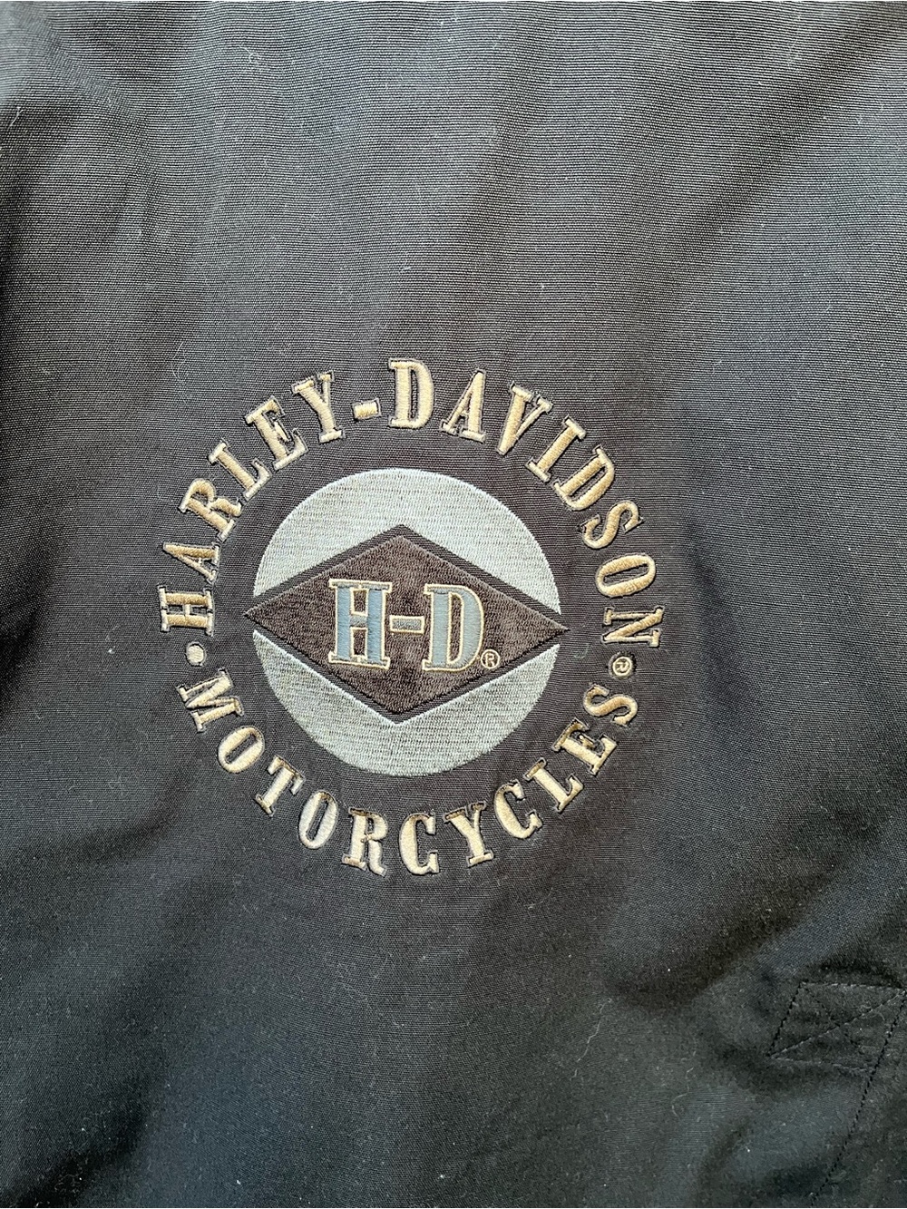 Harley-Davidson Black Jacket with Black Leather Patch
